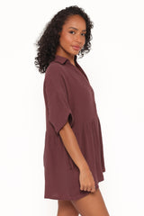 Winny Romper - Chocolate