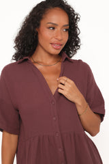 Winny Romper - Chocolate