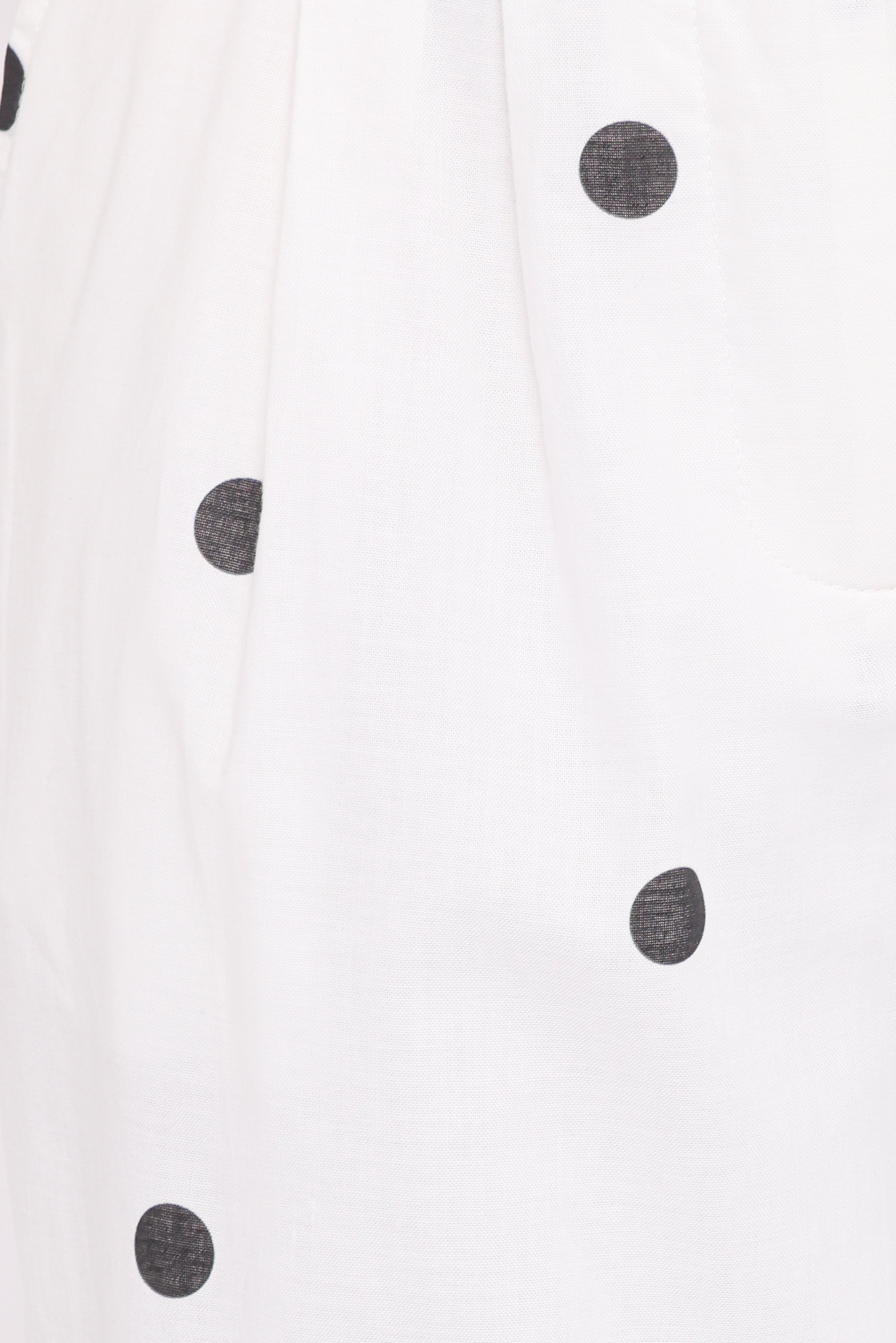 Valora Wide Leg Pant - White Black Polka Dot