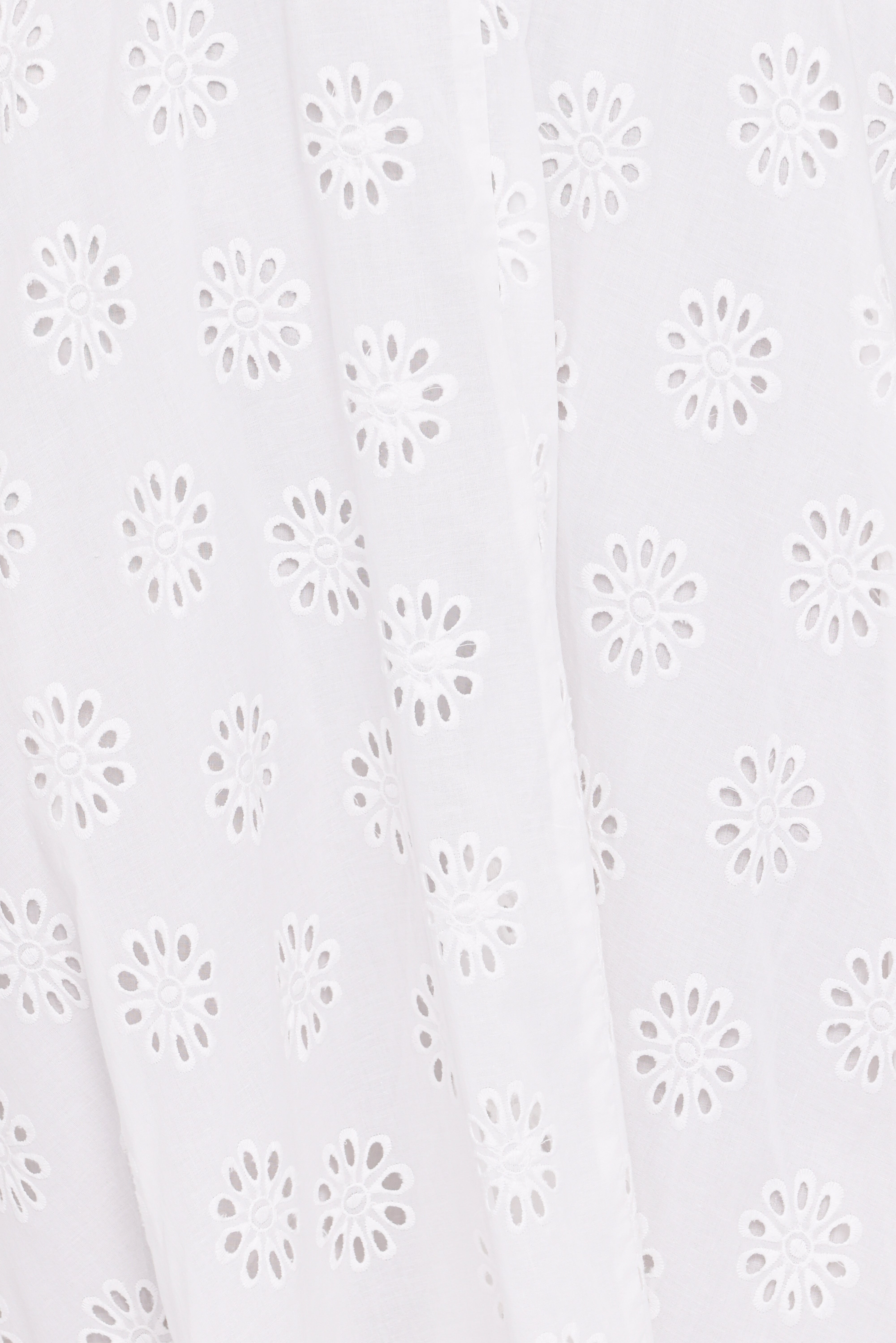 Varia Eyelet Maxi Skirt - White