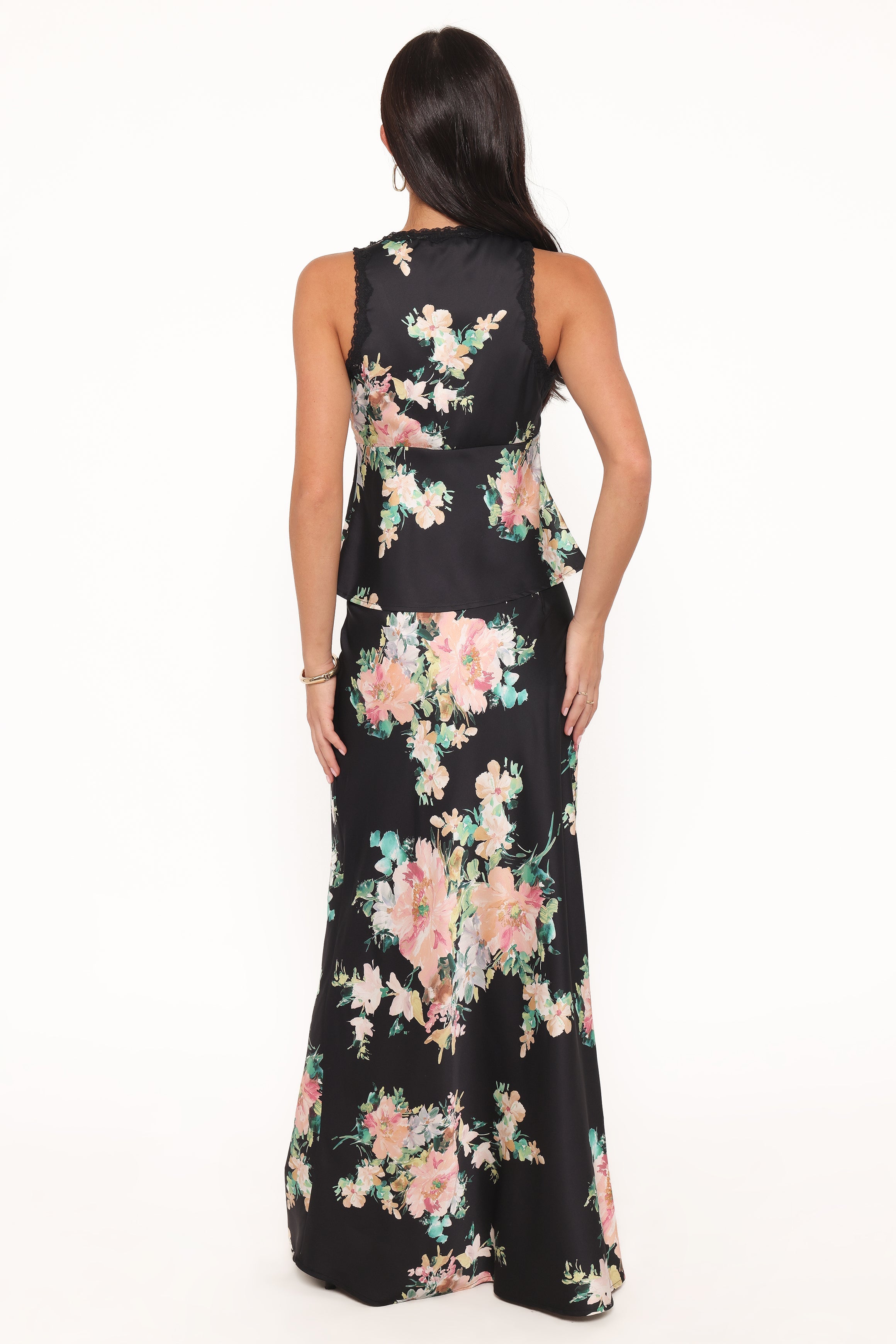 Velman Skirt - Black Floral