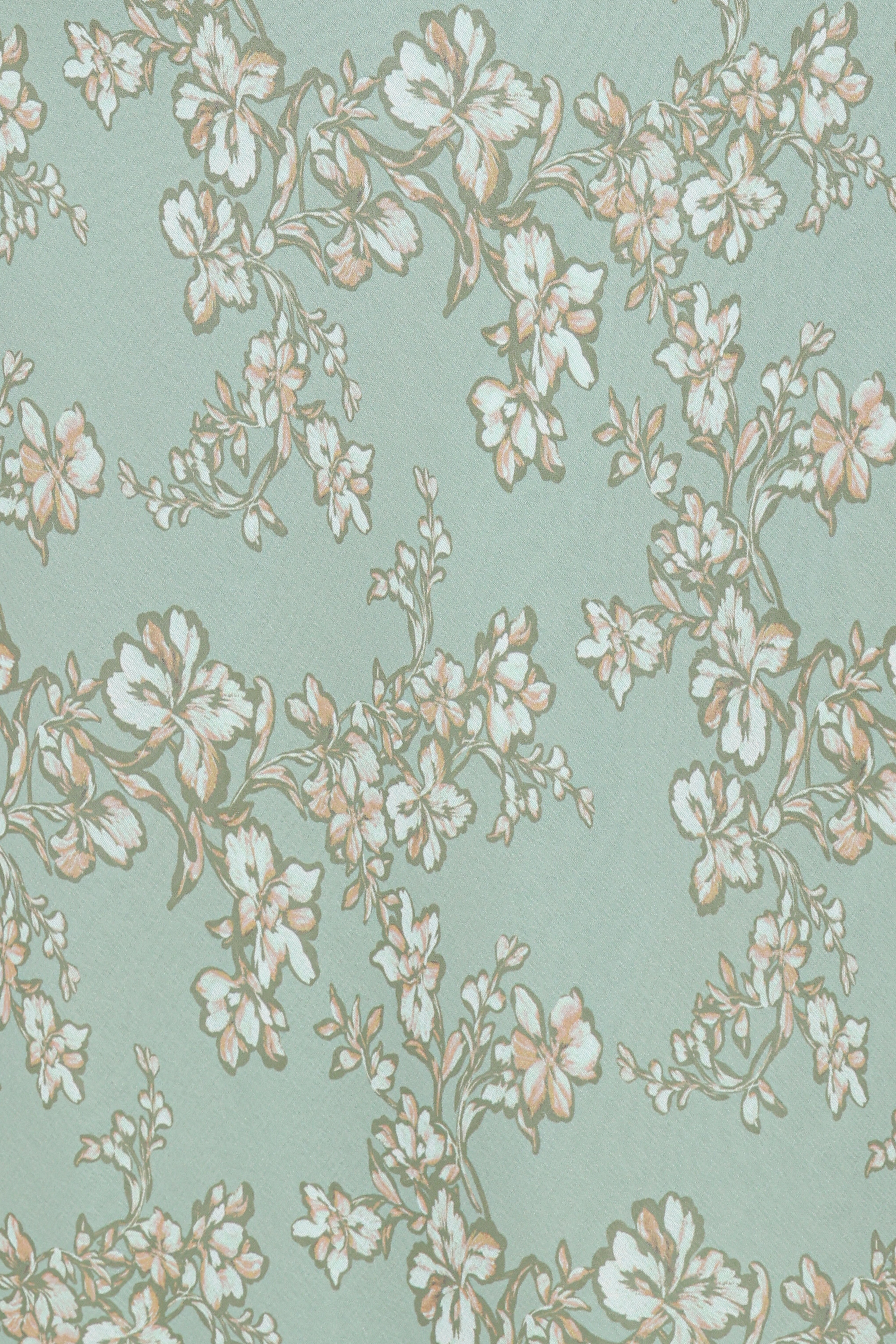 Yolanda Long Sleeve Maxi Dress - Sage Green Floral