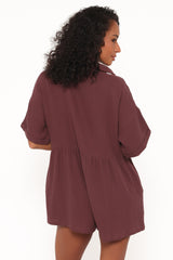 Winny Romper -  Chocolate