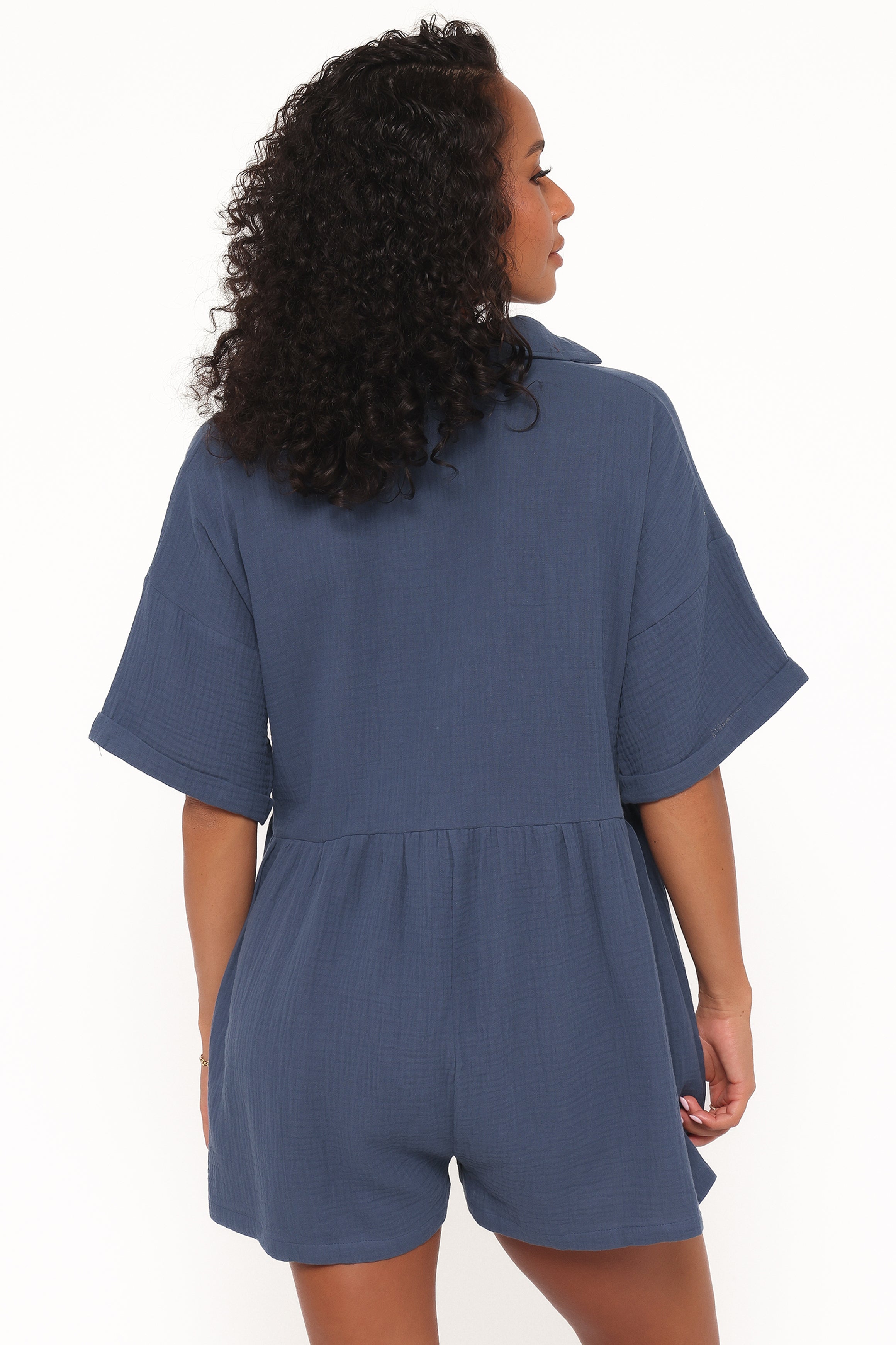 Winny Romper - Denim Blue