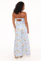 Wren Jumpsuit - Cornflower Blue Floral