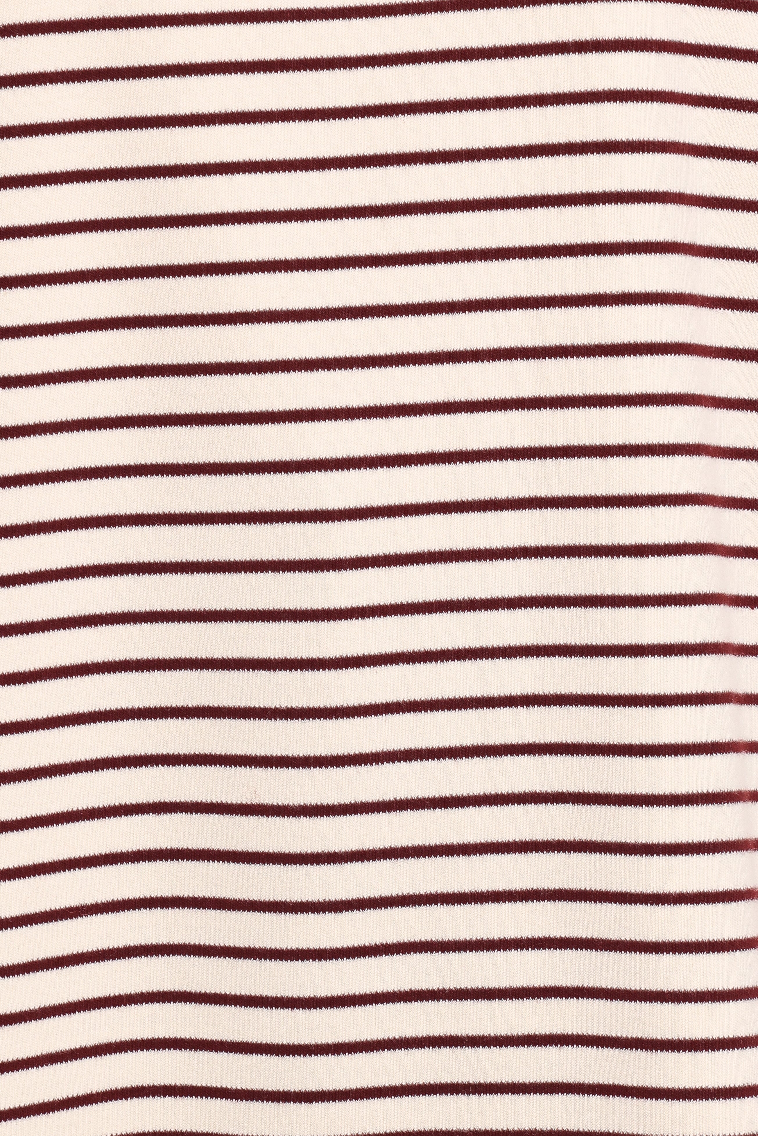 Wilda Oversized Tee - Cream Tan Stripe