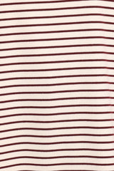 Wilda Oversized Tee - Cream Tan Stripe